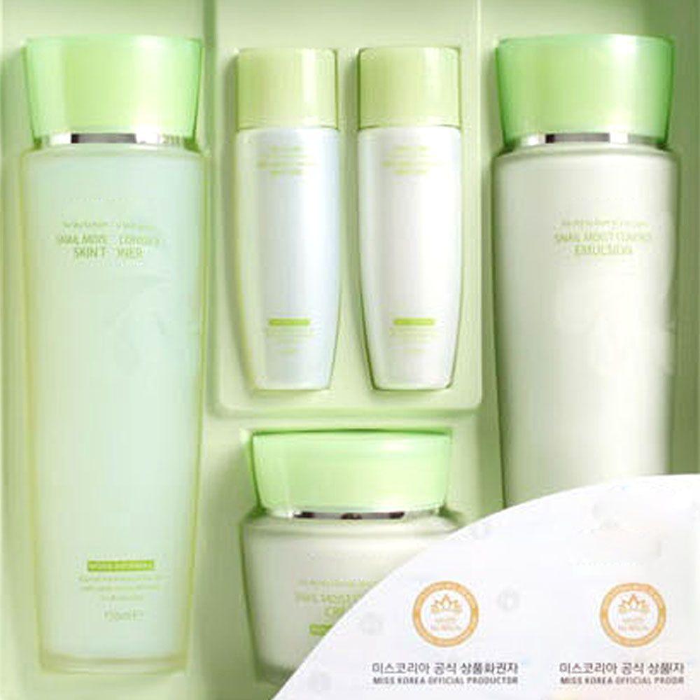 

Moist YFWVYOGW Skin Texture Snail Women s Skin Lotion Cream Cosmetic Set