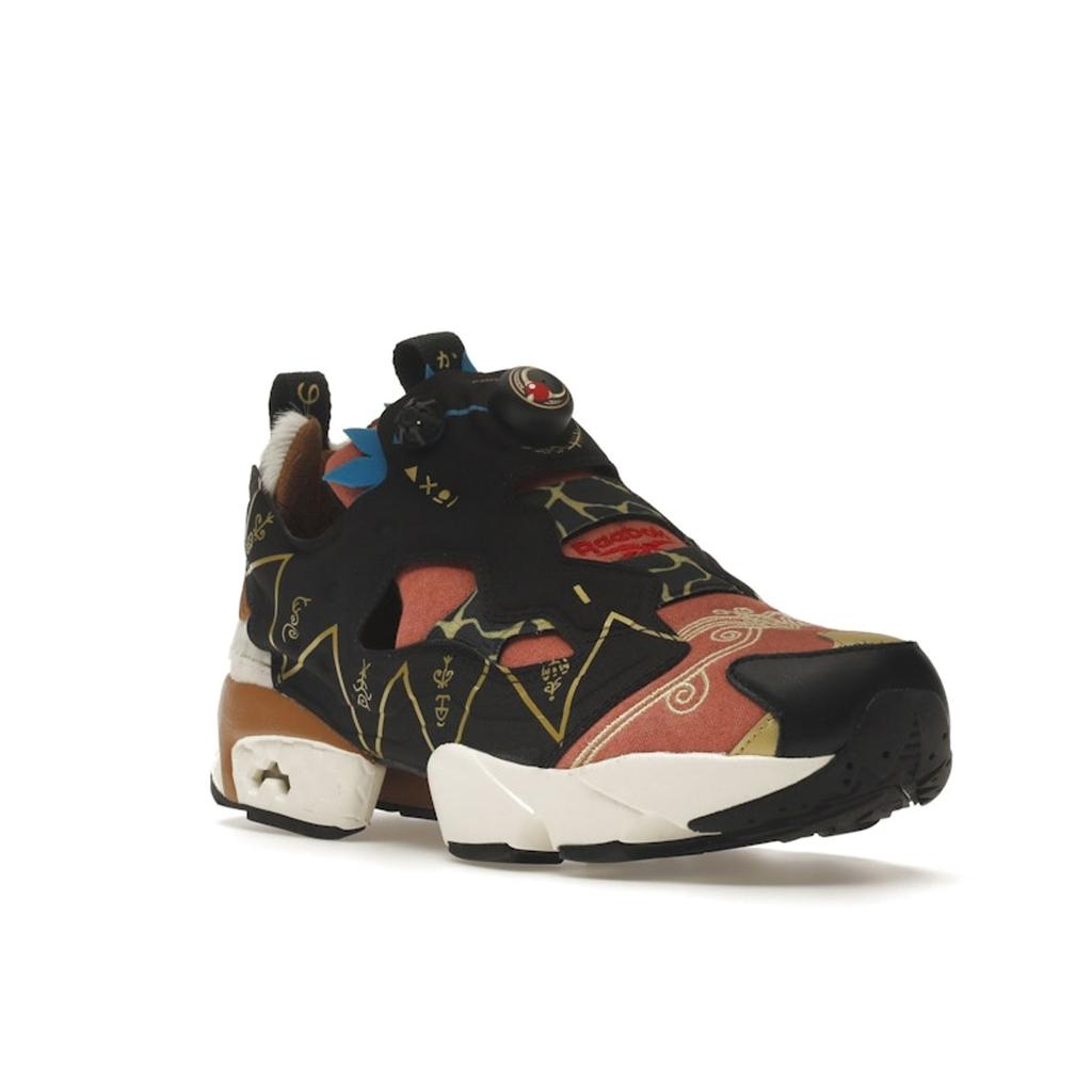 Power Rangers X Reebok InstaPump Fury Rita Repulsa Men Sneakers Black Rustic-Clay Gold-Metallic GW0782