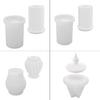 Resins Jar Molds Resins Lid Molds for Making Candlestick Candle Stand