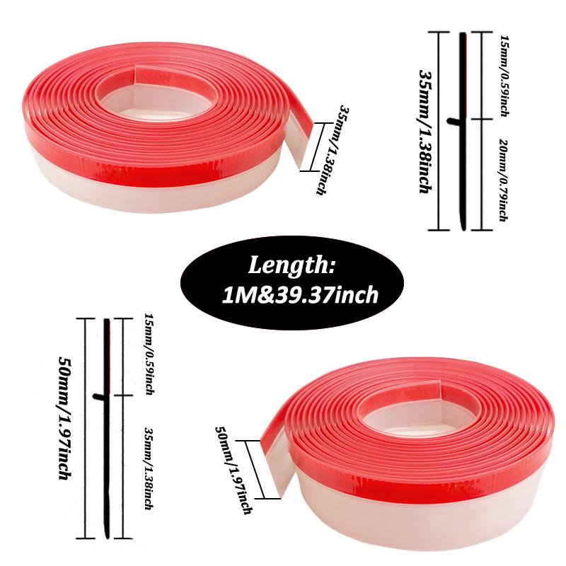 Przezroczysta Krawędź Okna Wodoodporna Listwa Blokująca Deszcz Parapet Balkonowy Listwa Odprowadzająca Wodę Wodoodporna Wiatroodporna Listwa Uszczelniająca Obróbka Blacharska