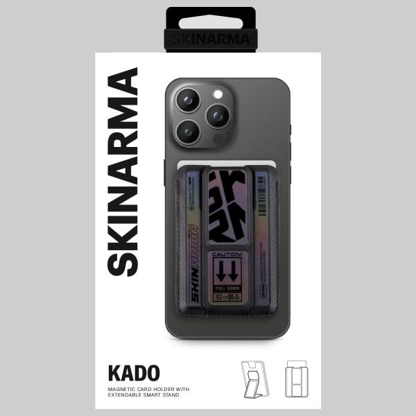 Etui do iPhone Skinarma MagSafe Hologram Czarne
