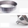 NEW Stainless Steel Funnel Large Kitchen Funnel Liquid Cooking Oil Filter Tools Metal Wide Mouth Funnel For Filling Bottles Cans