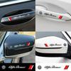 4 szt. Naklejki na klamki drzwi samochodowych Naklejki winylowe na karoserię Naklejki Akcesoria do Alfa Romeo 4C 159 Spider Giulia Giulietta 156 147