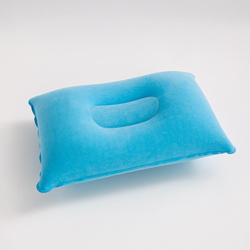 Inflatable Travel Pillow 38x24cm Portable Air Cushion for Neck and Head Support Lightweight Compact Design Suitable for Outdoor and Indoor Use One Size