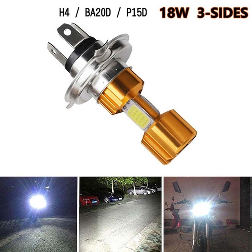 Lighting Motor HeadLamp Moped Motorcycle Headlight Car LED Bulb COB Fog Light Hi/Lo Beam Light