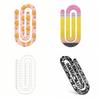 4pcs Classroom Theme Paperclip Bookmark Acrylic Notebooks Paper Clips  Note Decor