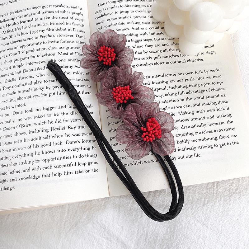 Koreanische Perlenblütenblatt Hochsteckfrisur Werkzeug - Elegantes Retro Flecht- & Messy Bun Haarstyling-Accessoire