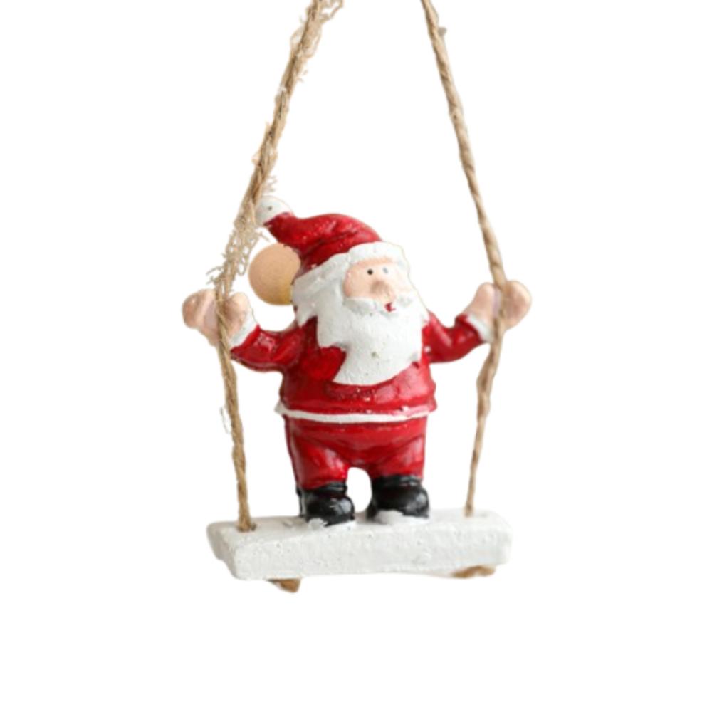 Red Christmas Elk Snowmen Pendant Xmas Tree Hanging Ornaments  Merry Christmas Decoration