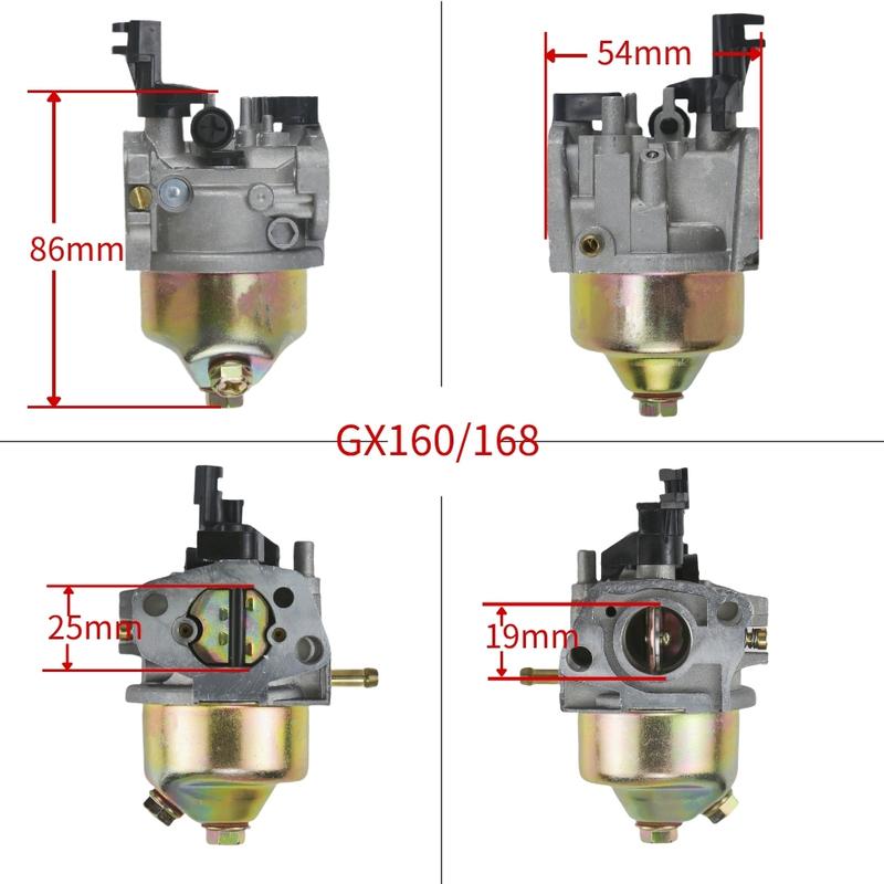 Lawn Mower Generator Carburetor Gas 2KW - 3KW for Hongda GX160 GX200 5.5HP 6.5HP