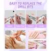 45000RPM Nail Drill Machine With Low Noise Portable Nail Drill Machine Rechargeable Nail Sander File For Manicure Salon Tool
