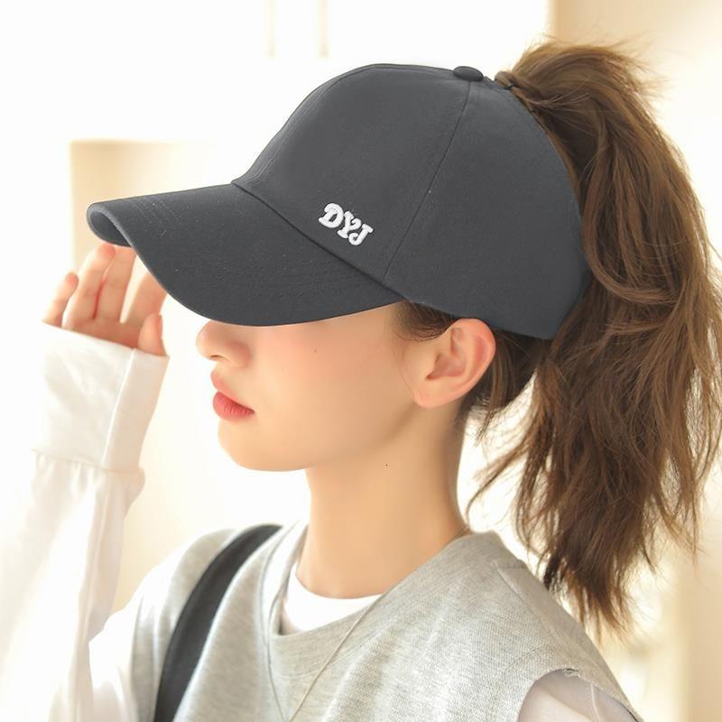 

Suitable for High Ponytail Hat Sun Hat Sun Protection Women s Sun Hat Baseball Cap Peaked Cap UV Protection Dark gray (adjustable cap circumference) One size