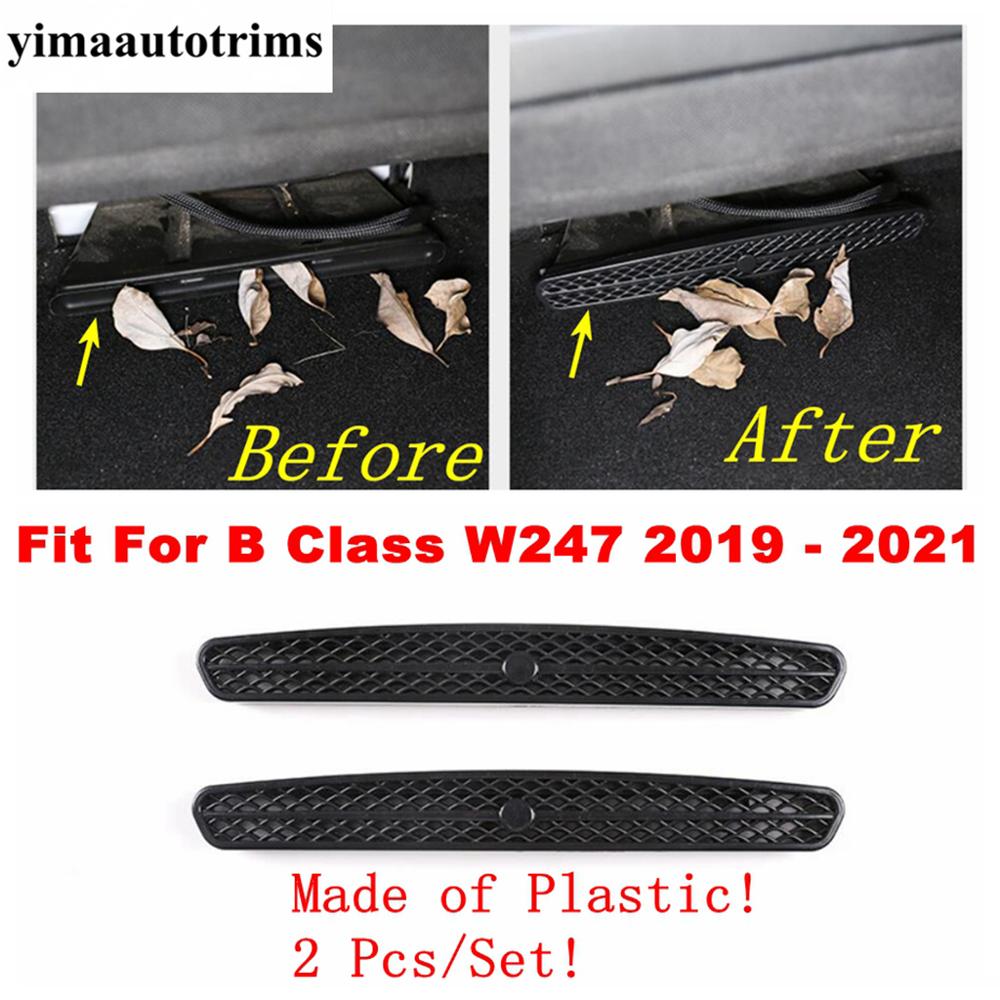 

Seat Under Floor AC Air Vent Outlet Duct Anti-blocking Cover Kit For Mercedes Benz A Class W177 / B Class W247 / GLB - 2024 B Class 2019