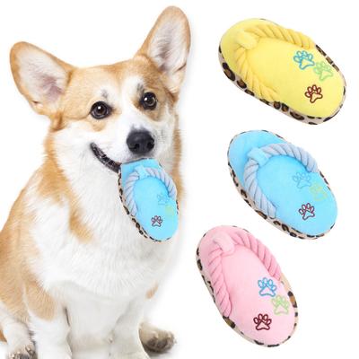 Funny Pet Dog Toys Plush Slippers Bite 3 Color Leg Shoe Shape Small And Medium-Sized Dog Outdoor Training Cat Relieve Anxiety