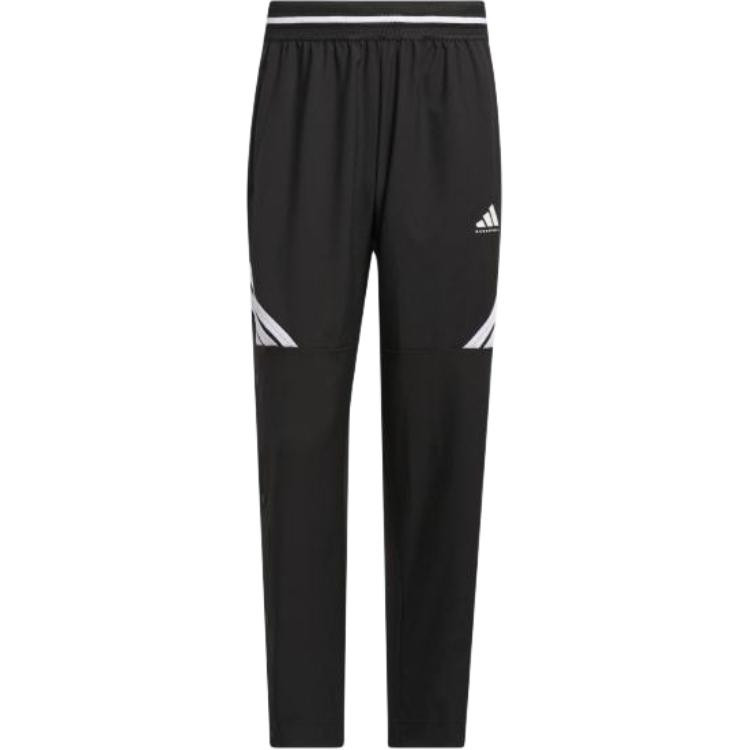 

Adidas Полосатый узор Расслабленные брюки Мужские брюки Черный JN1118 S