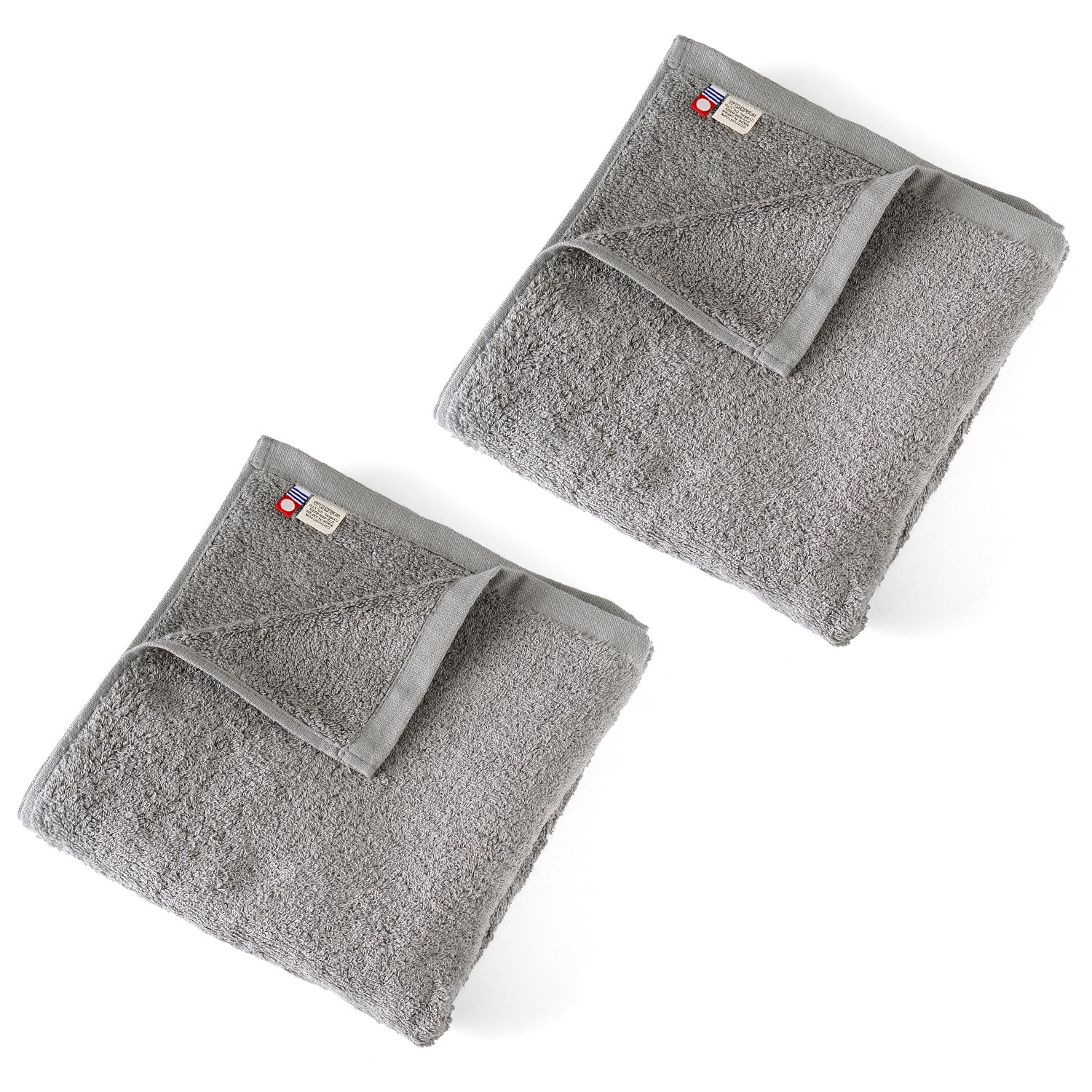 

Имабари Сертифицированное Полотенце Мини Банное Полотенце Набор из 2 Однотонное Компактное Банное Спортивное Полотенце 45 x 97см Полотенце для Спортзала Компактное Хлопок Сделано в Японии Серое [oruta] 100% (2 серый