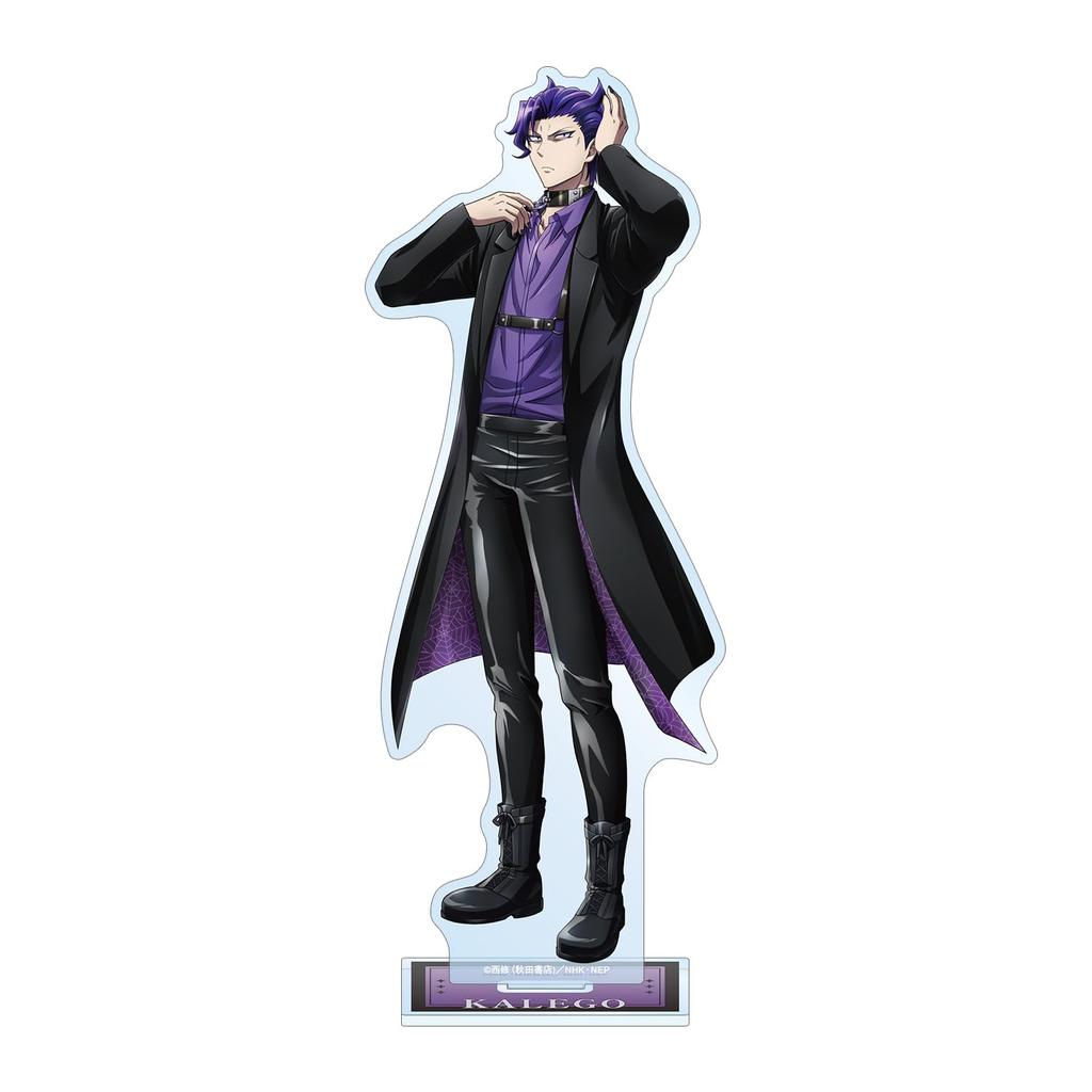 Welcome To Demon Original Illustration Naberius Karuego Black Coordinate Big Acrylic Stand School! Iruma-kun Ver.