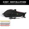3 Function Rear Bumper Reflector Light for Toyota Yaris 2017 2018 2019 Vios Brake Warning Dynamic Turn Signal Lamps Car Fog