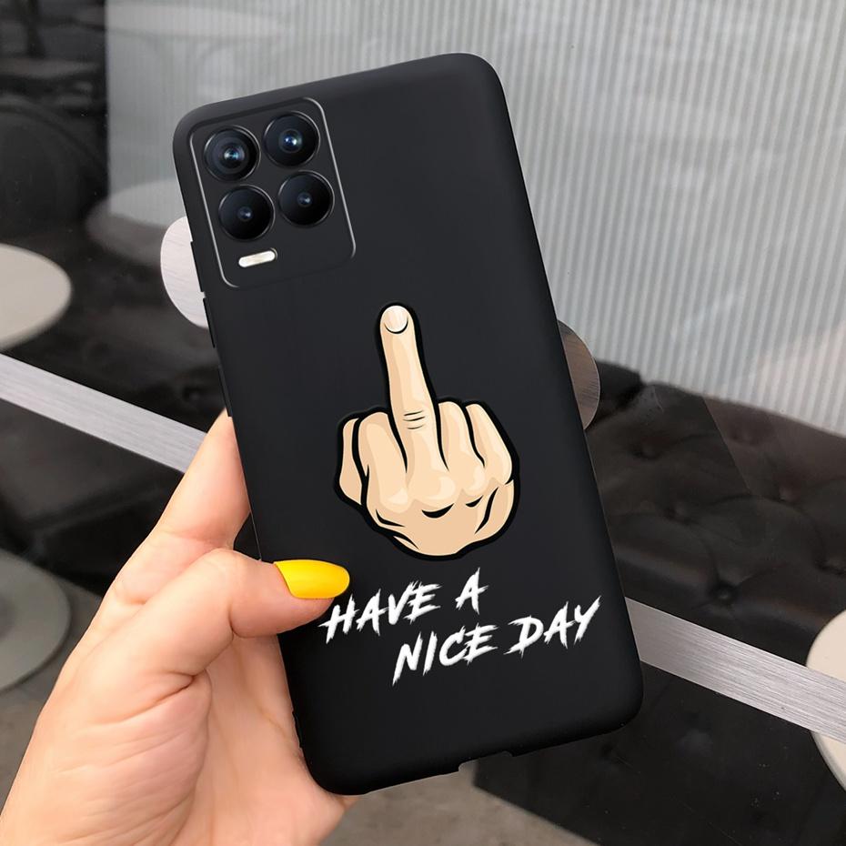 For Realme 8 Case Lavender Sunflower Silicone Back Cover For Realme 8 Pro 8i Realme8 4G RMX3085 Soft TPU Phone Case Luxury Coque