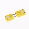 2 Stück K-Typ Mini-Thermoelement-Steckverbinder Langlebige Stecker für Temperatursensoren (Stecker/Buchse) für Labormessungen