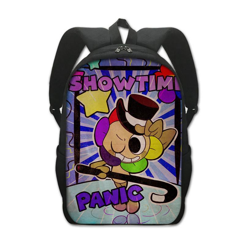 World Dandy Game Cartoon Cute Character Printed Student Backpack Children For