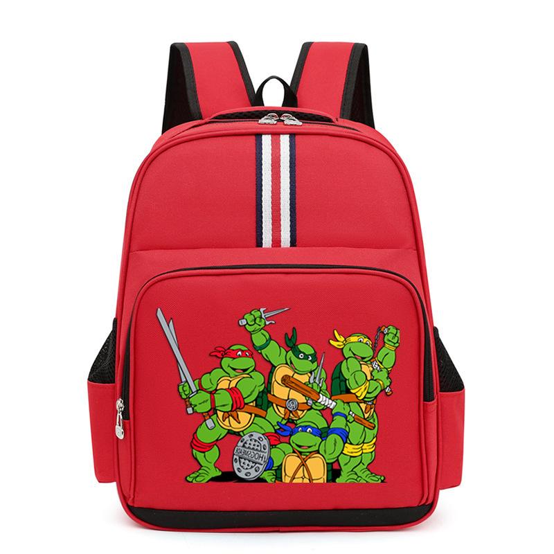 Hot Sale Teenage Mutant Ninja Turtles Cartoon Printed Backpack Elementary and Secondary School Students Outdoor Leisure Large Capacity