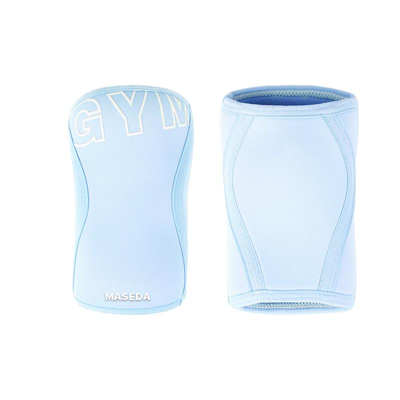 

1 пара новых 7-мм наколенников для тяжелой атлетики и пауэрлифтинга, высокоэффективная компрессионная поддержка коленей для приседаний, для мужчин и женщин XL