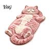 Washable Entryway Runner Sleeping Cat Rug, Ultra Absorbent Plush Bath Mat, Cute Kitty Kitchen Carpet Area Non-slip Door Mat for Bathroom Bedroom Home