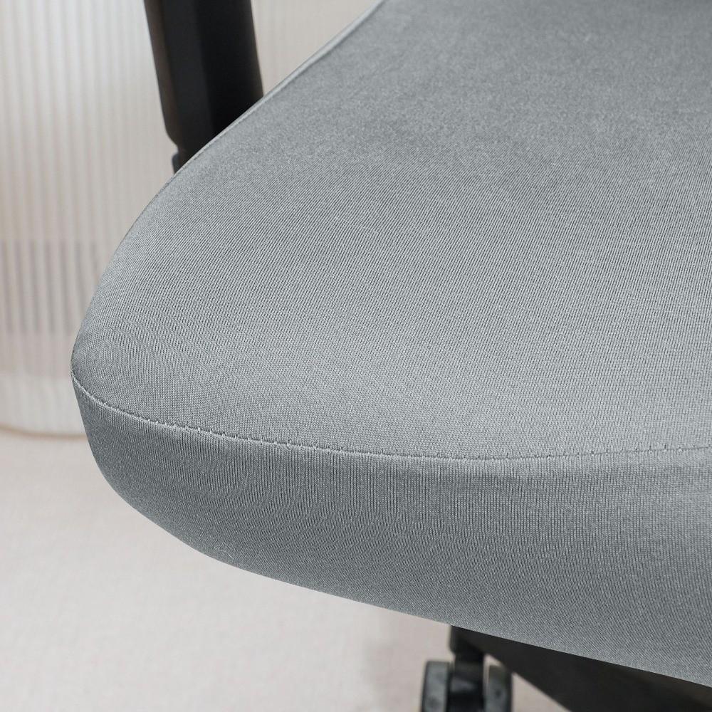 Fashion Removable Office Chair Seat Covers Stretch Solid Color Chair Dustproof Cover Washable Chair Cover Home