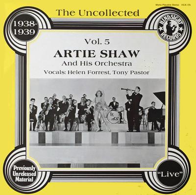 LP Record ARTIE SHAW & HIS ORCHESTRA - The Uncollected Artie Shaw, Vol. 5, HUK176 Hindsight Recor 1981 France Jazz Used