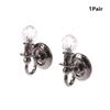 1Pair 1:12 Dollhouse Miniature Wall Light Lamp Home Furniture Model Decor Toy