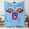 Blanket Print K - Pop Demon Hunters Flannel Blanket Latest Fashion Pop Girl Group