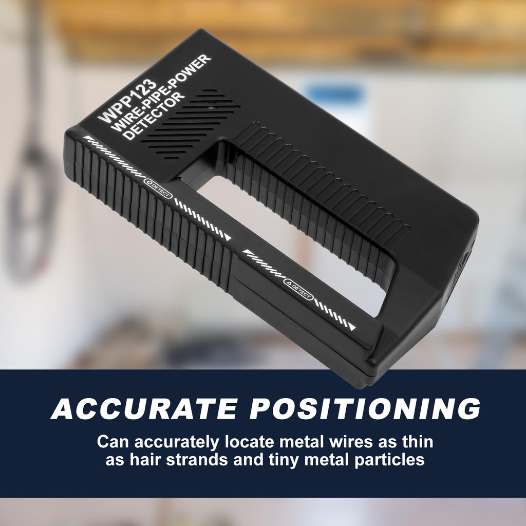 Handheld Wall Scanner Metal Detector Pointer AC Wire Metal Detection High Sensitivity Detector Alert Pipe Power Visual Alarm