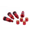 4Pcs Universal Car Tyre Valve Stem Caps Motorcycle Tubeless Wheel Tyre Valve Stems Caps Aluminum Alloy Tire Air Valve Stems