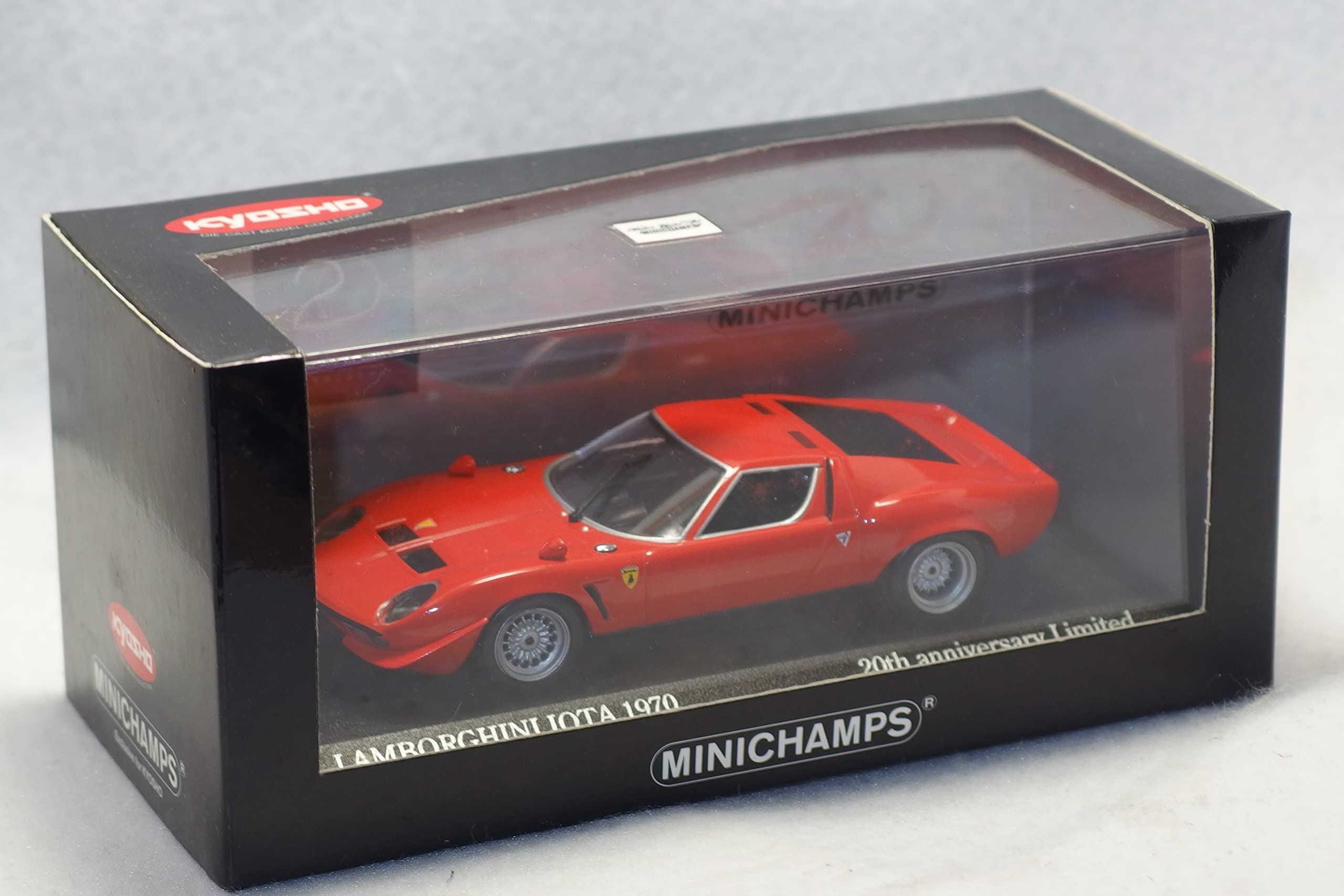 

MINICHAMPS Lamborghini Jota 1970 Red PMA by Kyosho 1/43 (403103683) (4012138105300)