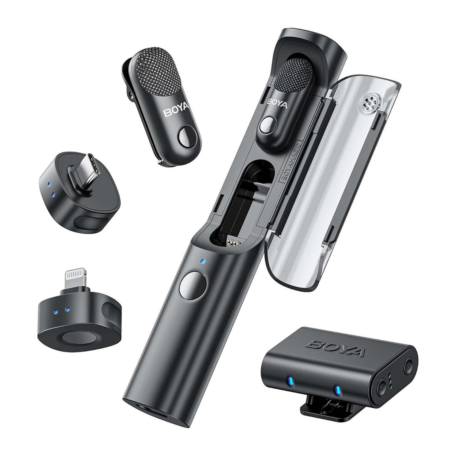 Boya Mikrofon Magic-02 Usb-C Omnidirektional Drahtlos 4-In-1 Mit Ki-Rauschunterdrückung - Bild 4