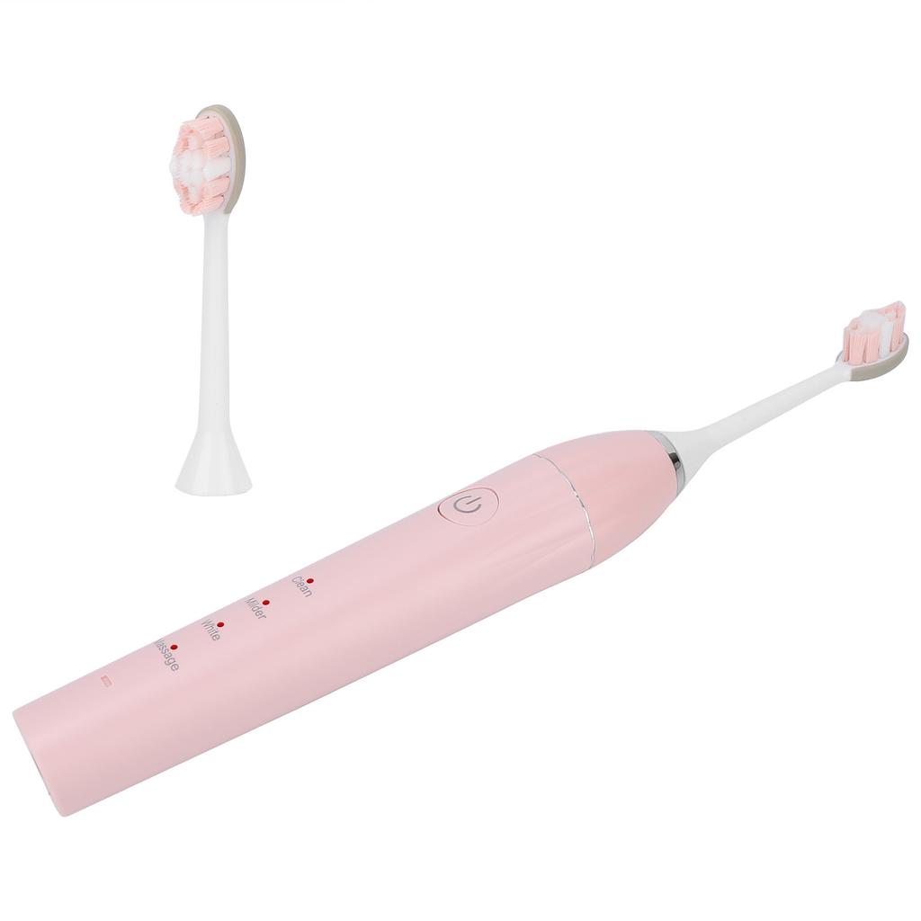 Adult Electric Toothbrush USB Rechargeable IPX7 Waterproof High Frequency ToothbrushPink