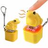 Realistic Sound Frog Croaking Fidget Toy Rechargeable Button Bag Pendant  For Adults Kids Toy