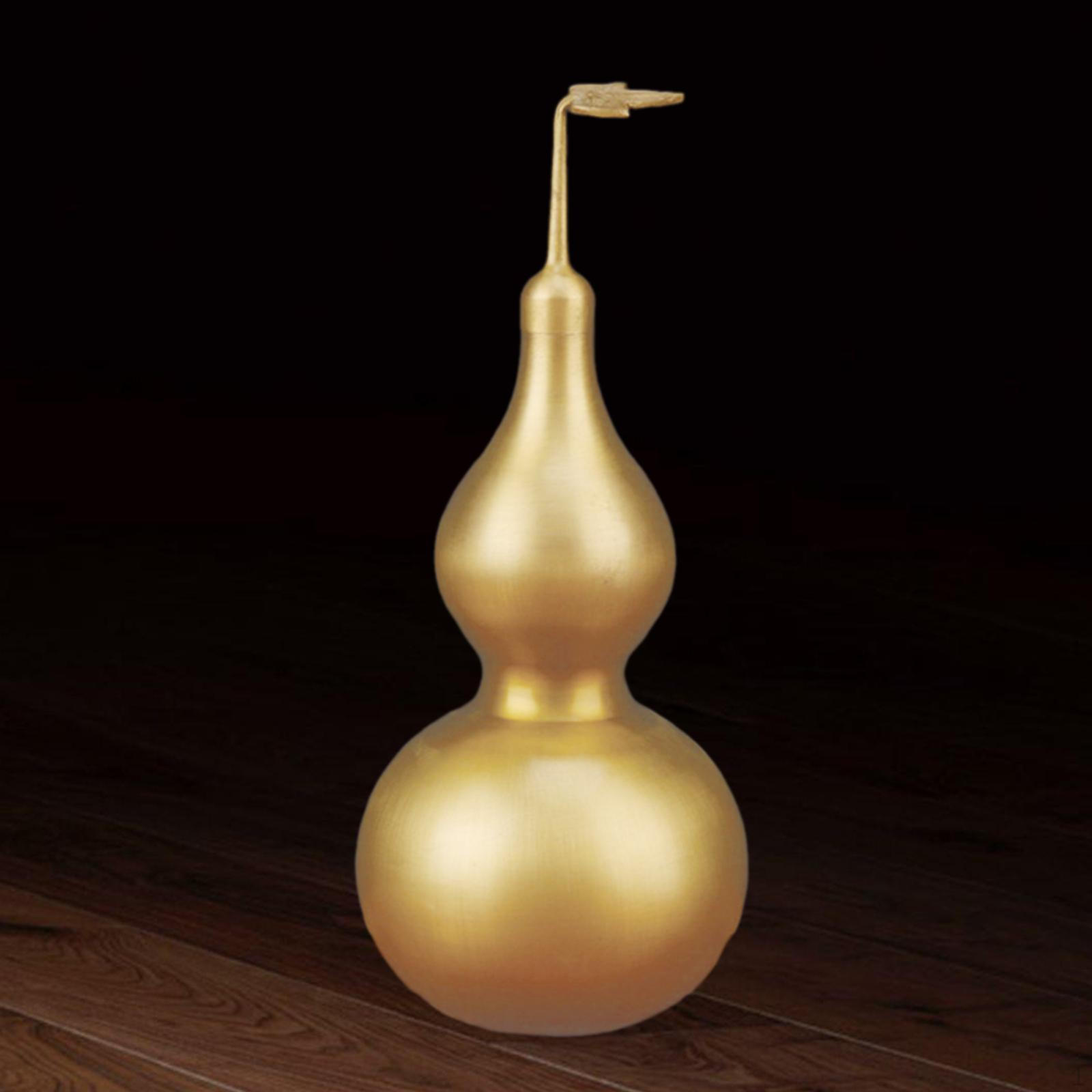 

Статуэтка тыквы Багуа, статуэтка Хулу Калебас, украшение Фэн-шуй, письменный стол с листом и открывающейся крышкой У Лу Height 15cm