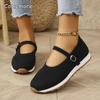 Fashion Comfortable Thick Bottom Casual Slip-On Round Head Mesh Shoes Fashion Spring Summer New Style Women's Leisure Shoes Size 36 43