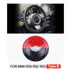 1PCS Car Steering Wheel Center Panel Car Sticker Night Jack For MINI Cooper R50 R52 R53 For Mini Cooper Interior Accessories