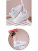Women's Invisible Lift White Slip-On Shoes - Thick-Soled, Versatile for Spring and Autumn