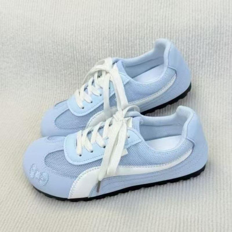 

Autumn red women s new niche versatile cute cute cute retro casual little white shoes 40 синий