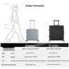 OIWAS Aluminum Frame Hardshell Luggage