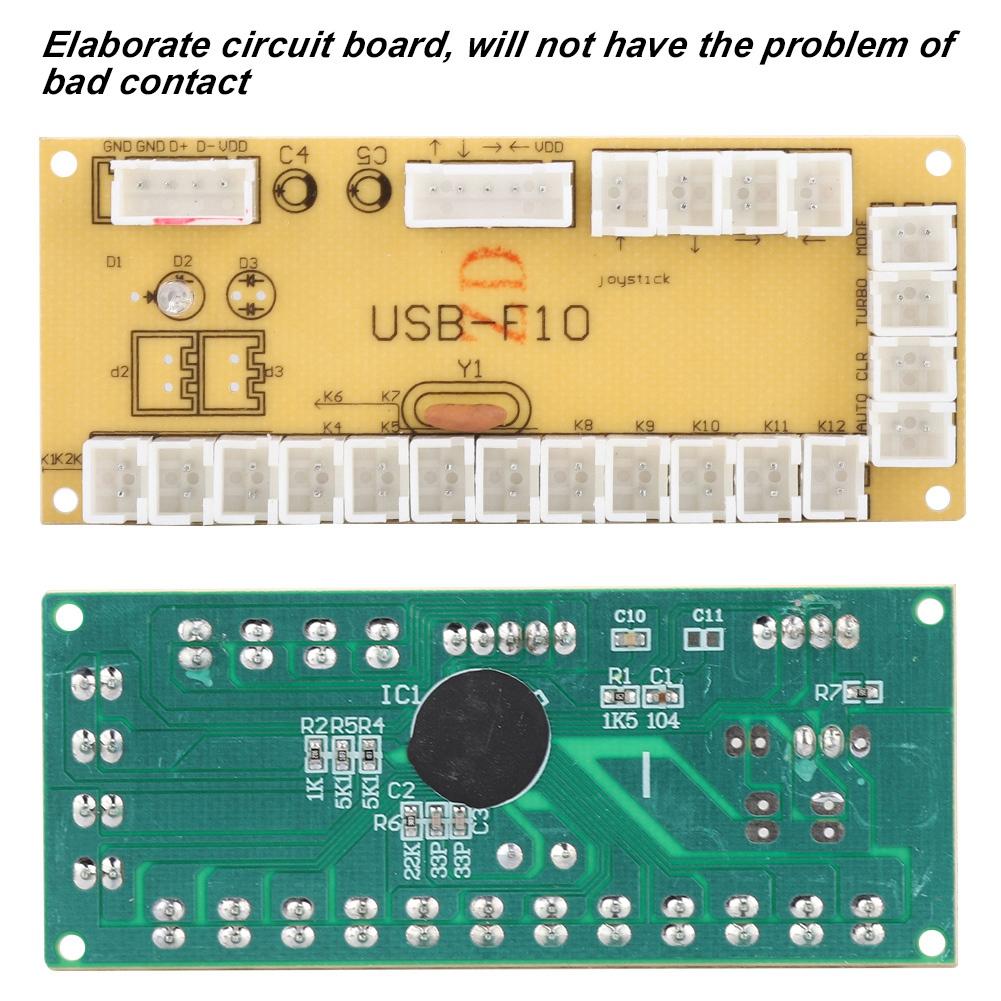 PCE Universal USBF10 Game Joystick Circuit Board Controller Control Board Assembly