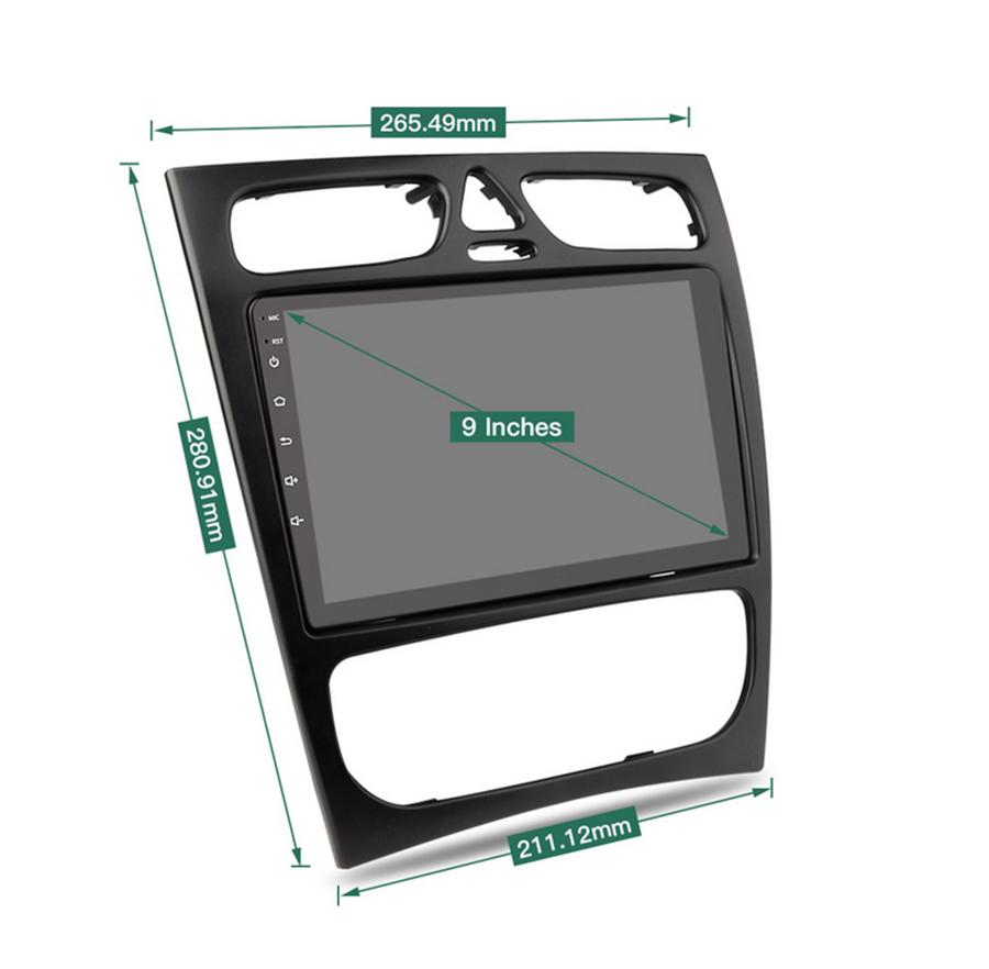 

W203 navigation all-in-one machine 00-03-9 inch standard configuration