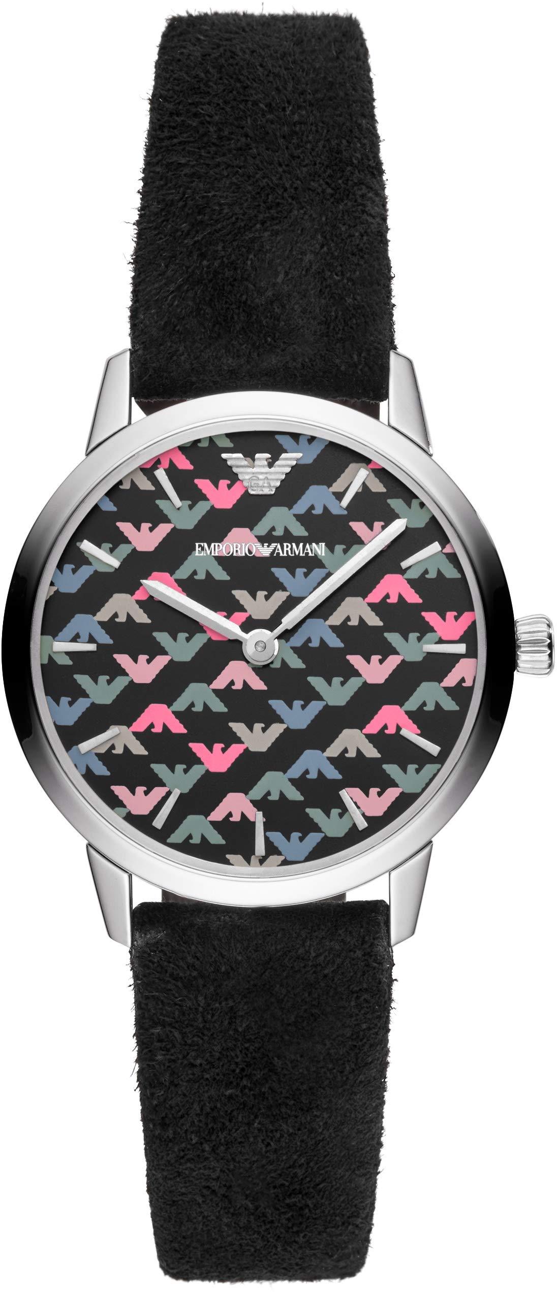 Emporio Armani RAFFAELLA AR11261 Officially Black Women s Watch, Imported,