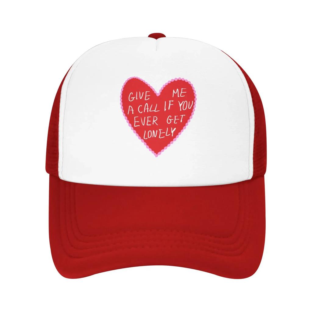 Give Me a Call if You ever Lonely From Troye Sivan Travel Mesh Baseball Caps Men  Unisex Female Beach Sun Hat Trucker Cap
