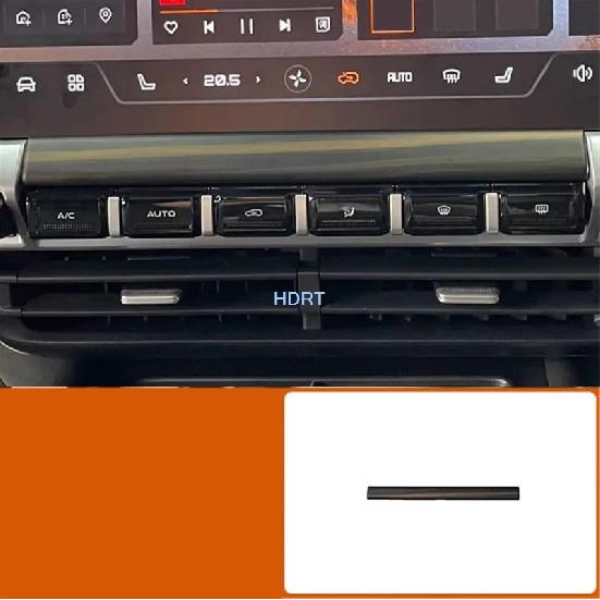 Car Styling Gear Shift Head Window Lift Button Panel Air Vent Outlet Cover Peach Wood Interior For Changan Deepal G318 2024 +