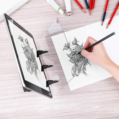DIY Drawing Tracing Pad Optical Line Painting Copy Board Panel Reflection Sketching