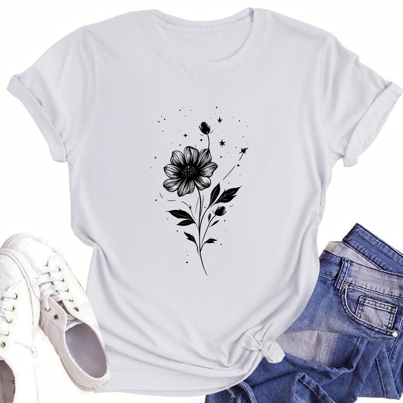 

Футболки для малюків, дівчаток, хлопчиків, дитячі футболки з принтом і короткими рукавами для хлопчиків і дівчаток 160 білий